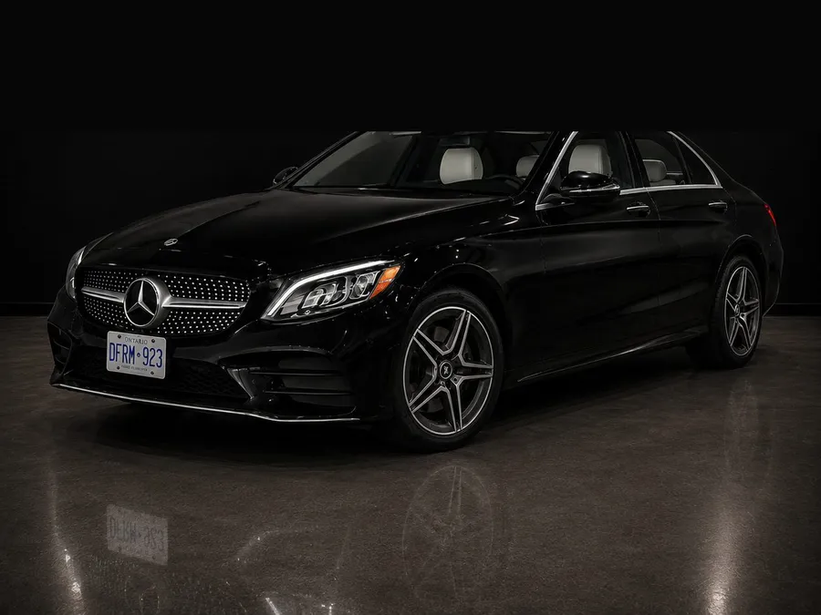 Mercedes C300 AMG White interior